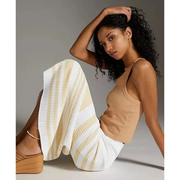 Significant Other | Striped Knit Midi Skirt | NWT