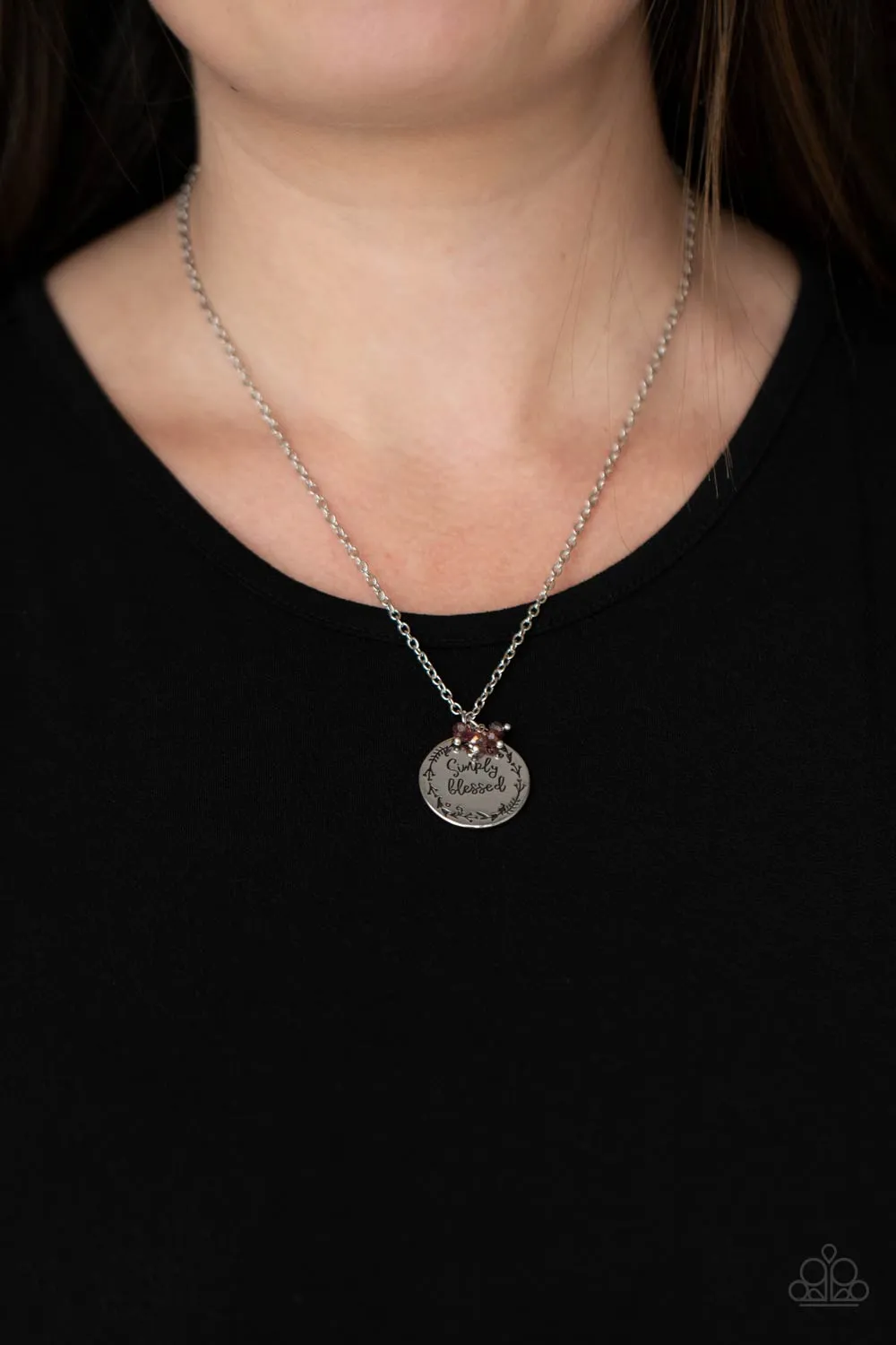 Simple Blessings - Purple Necklace