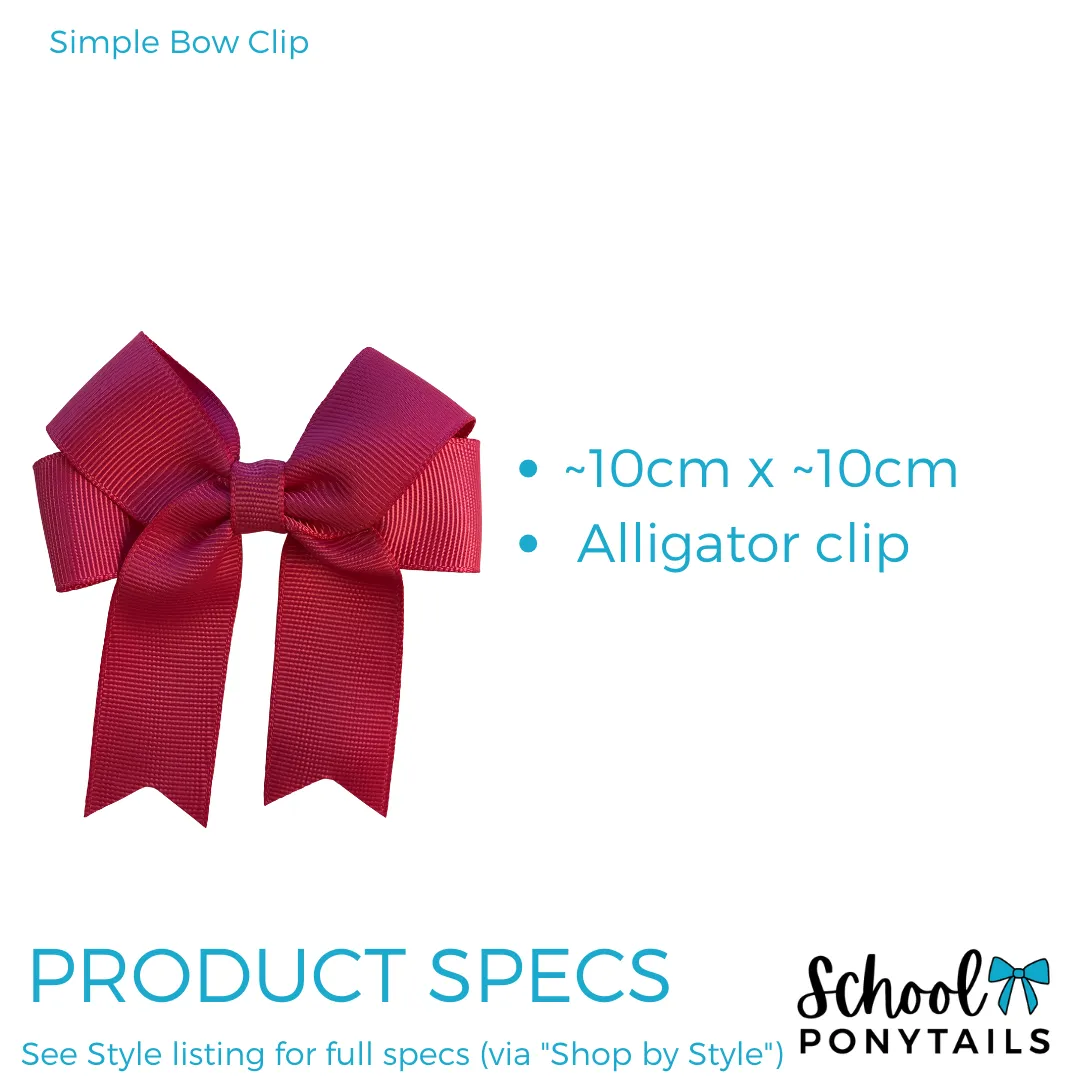 Simple Bow Clip