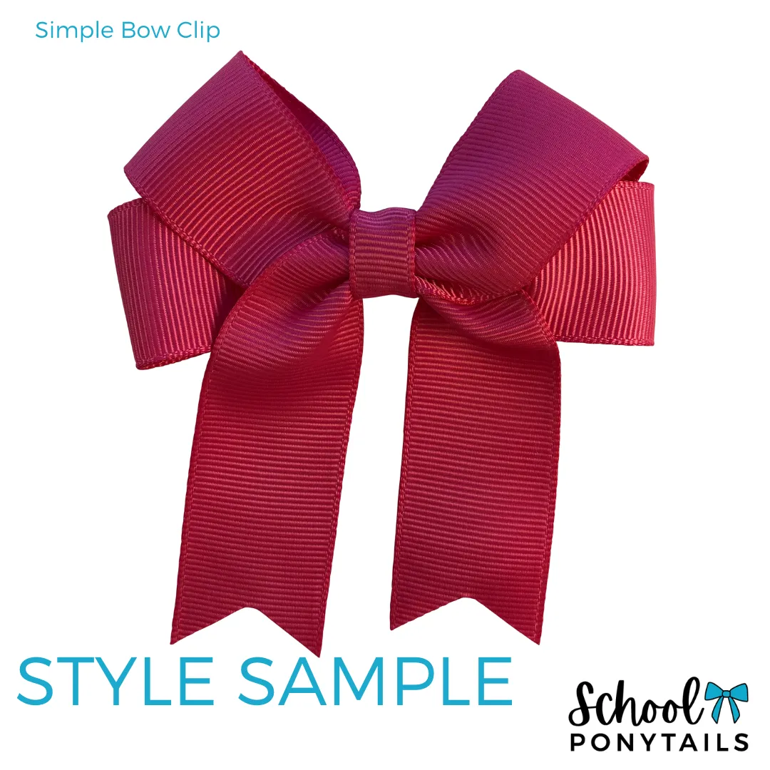 Simple Bow Clip