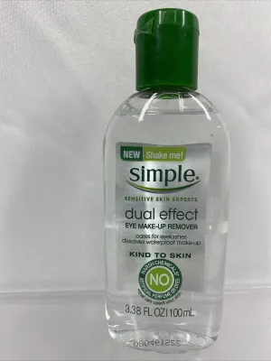 Simple Dual Effect Eye Makeup Remover -3.38oz