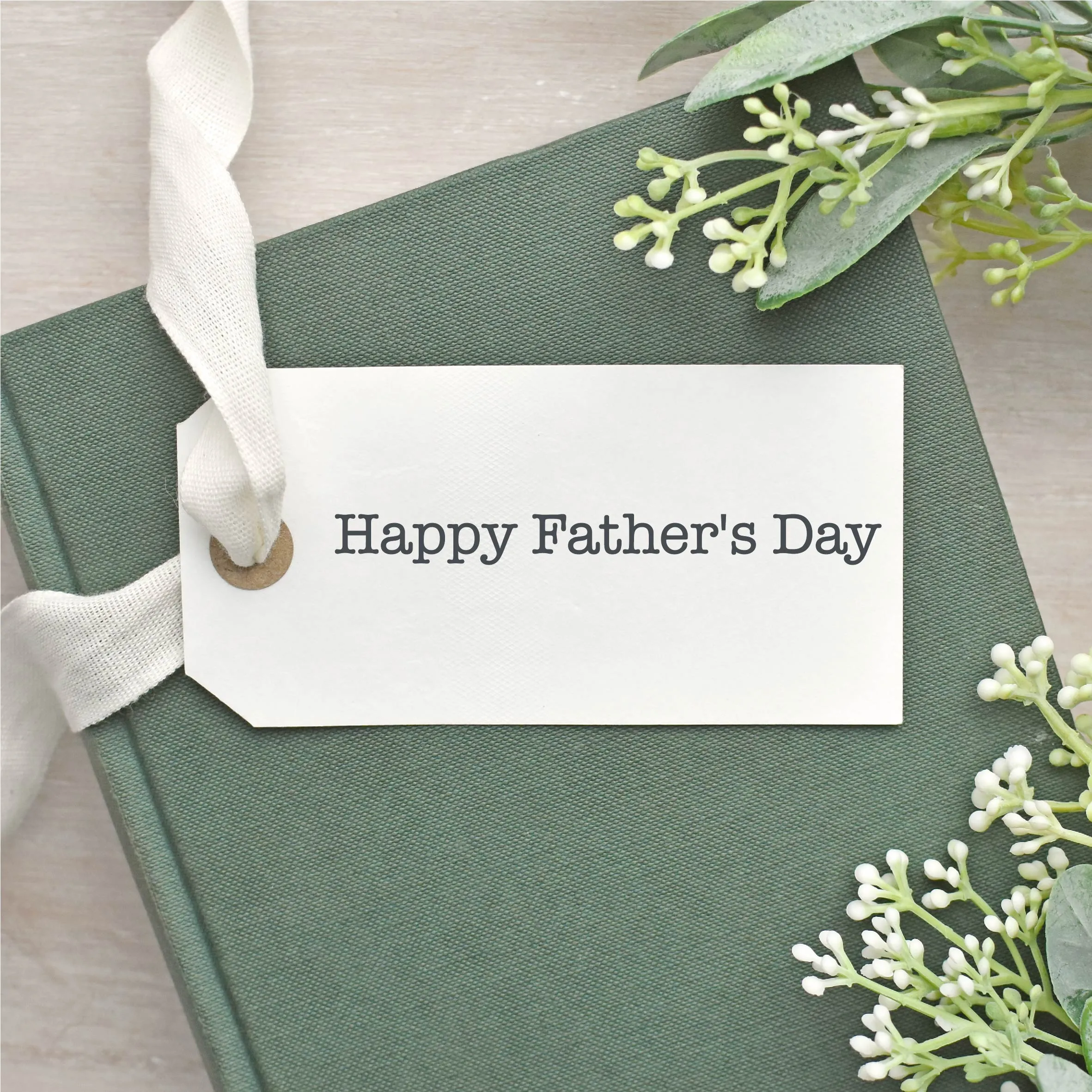 Simple Happy Father's Day Stamp