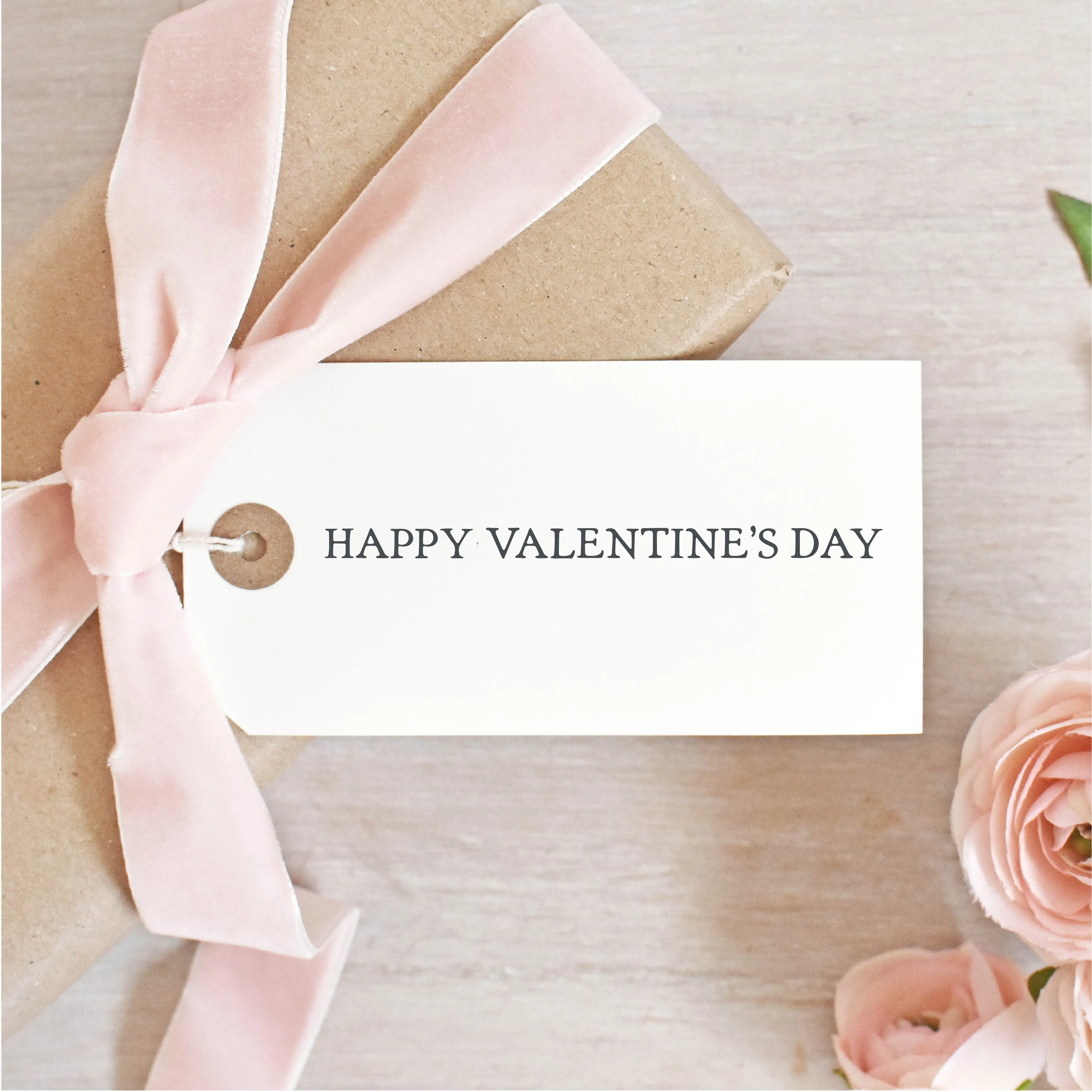 Simple Happy Valentine's Day Stamp
