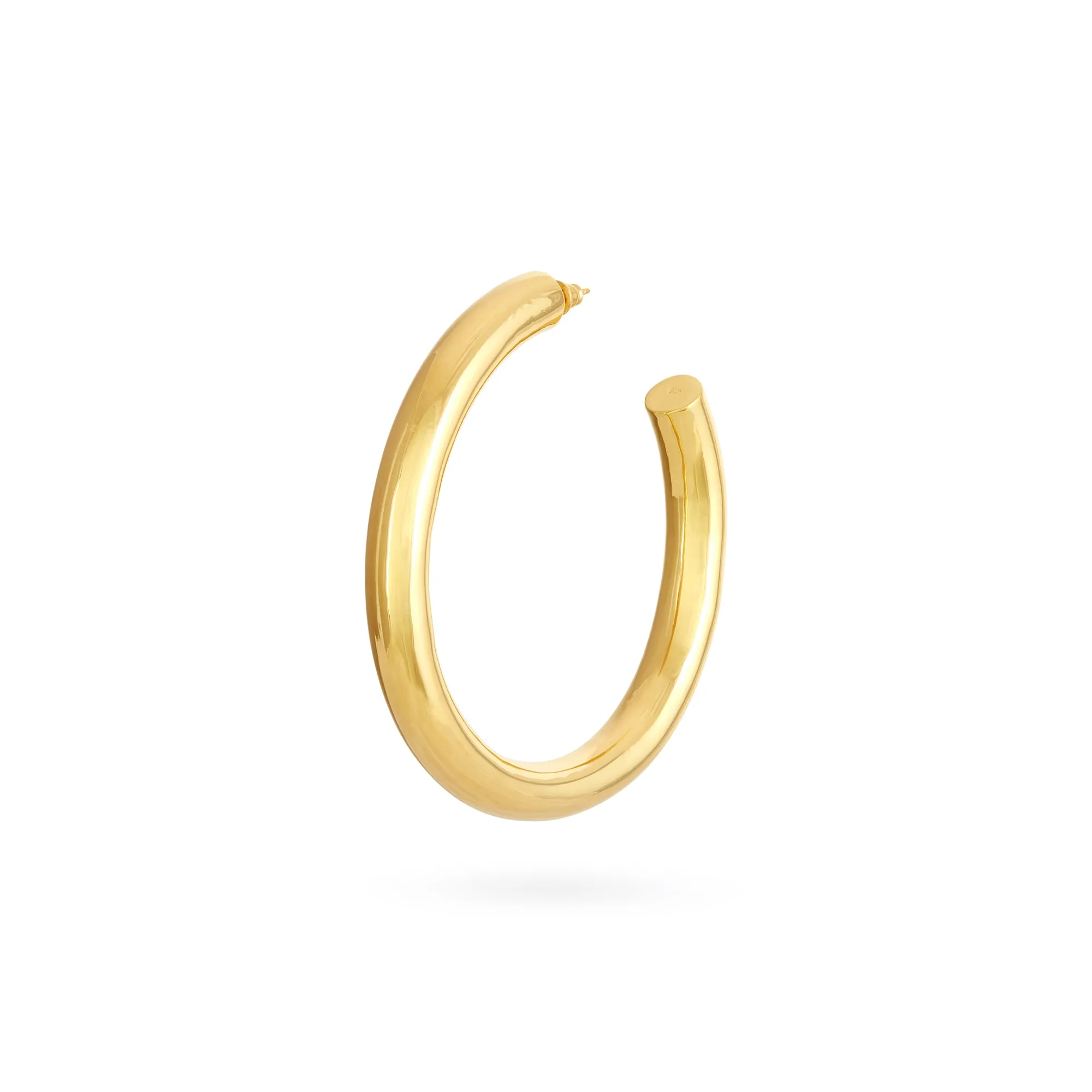 SIMPLE HOOP EARRINGS gold plated