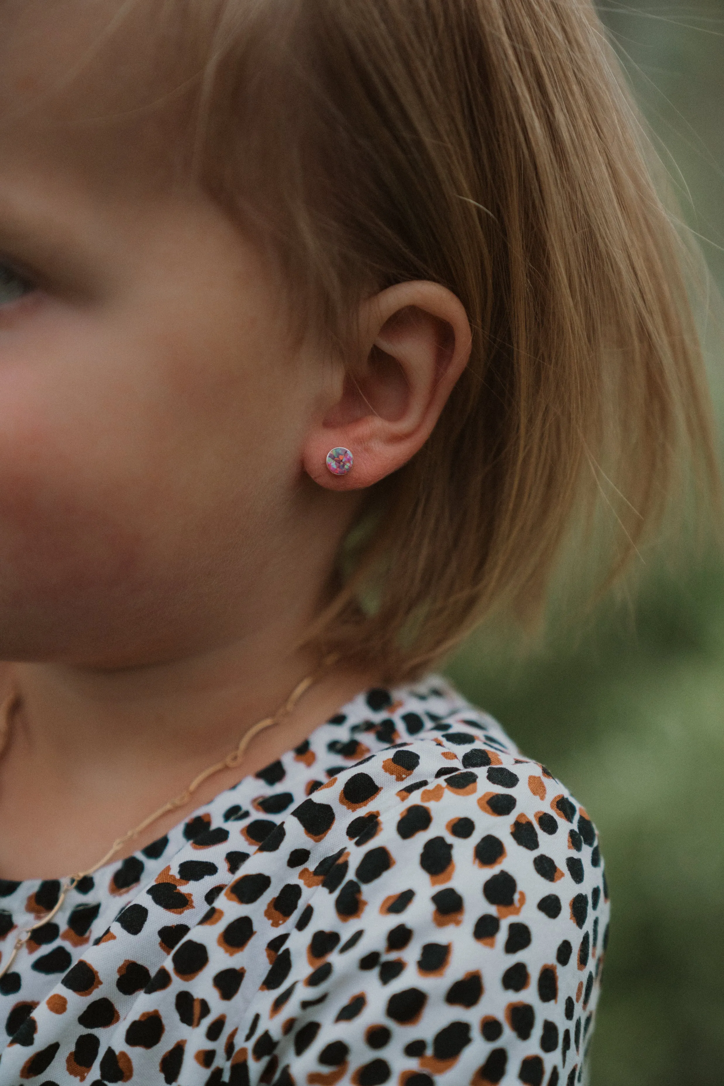 Simple Opal Stud