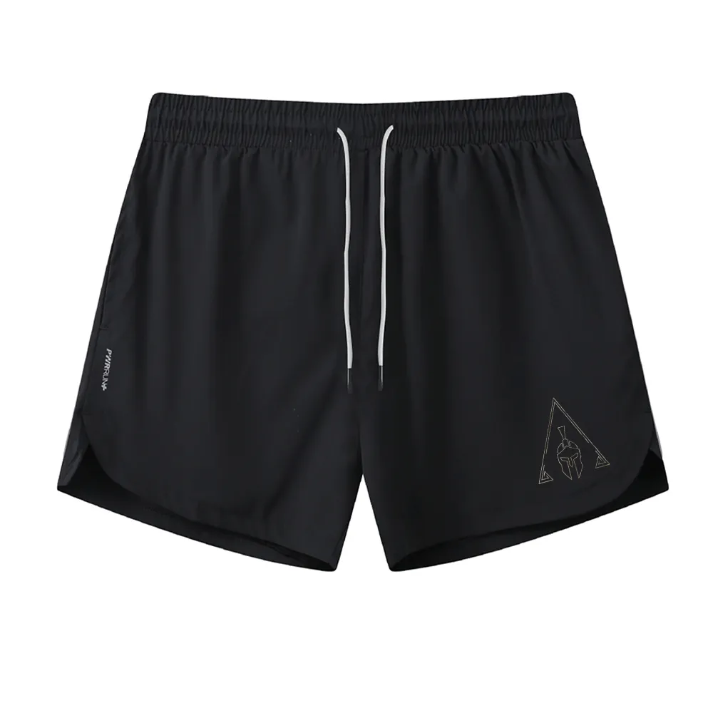 Simple Spartan Helmet Graphic Shorts
