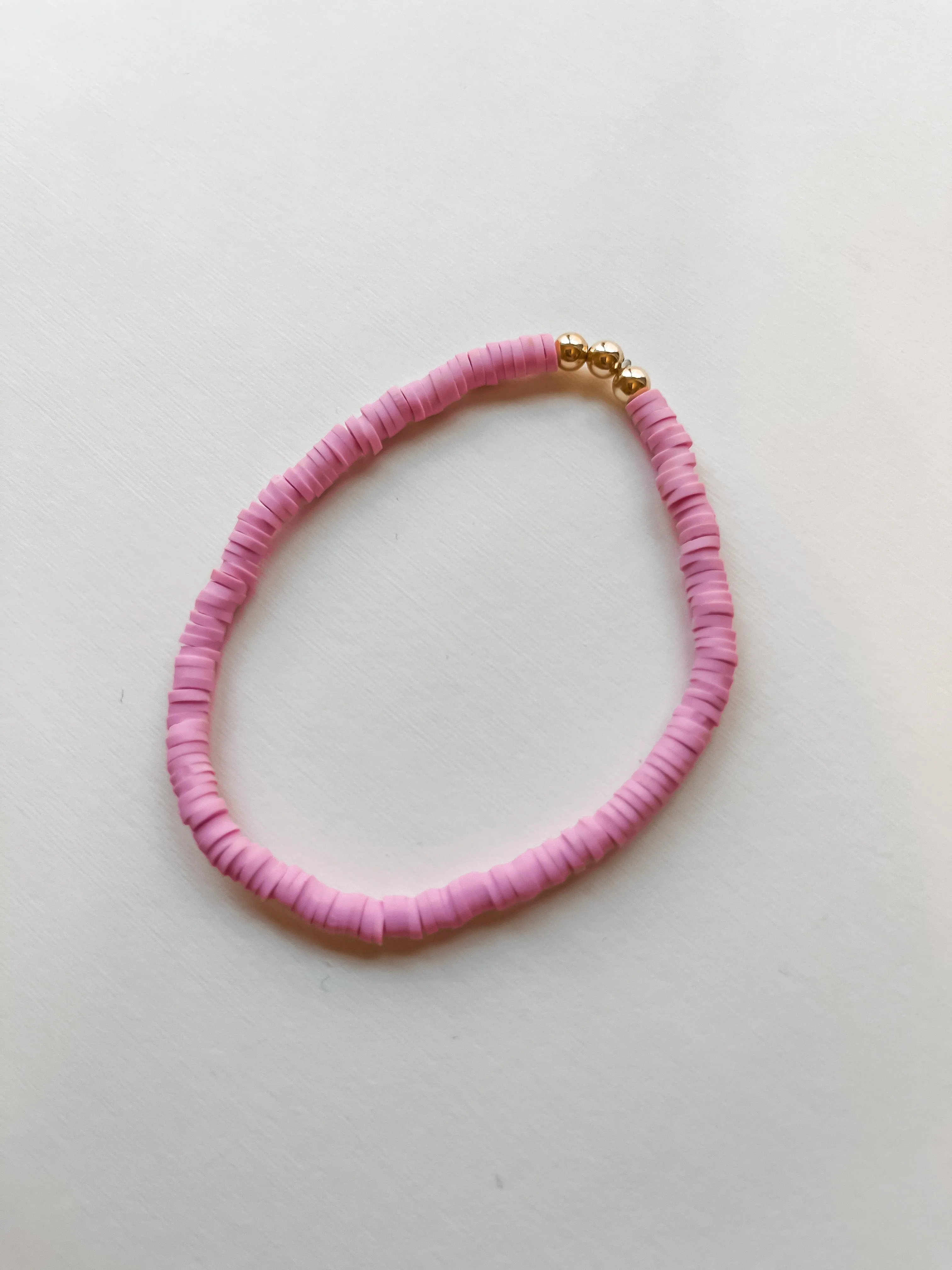 Simple Stack Bracelet - Peony
