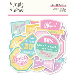 Simple Stories - Crafty Things - Patches Bits & Pieces