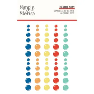 Simple Stories - Say Cheese At The Park - Enamel Dots