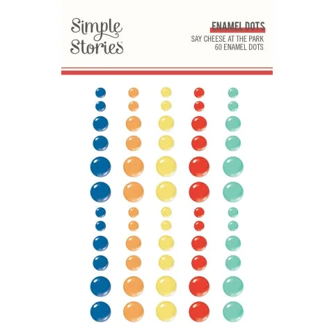 Simple Stories - Say Cheese At The Park - Enamel Dots