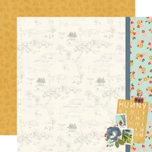 Simple Stories - Say Cheese Classic Pooh - 12x12 Single Sheets - Sweet As Hunny