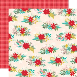 Simple Stories - Snow Pine Lodge - 12x12 Single Sheet - So Very Merry