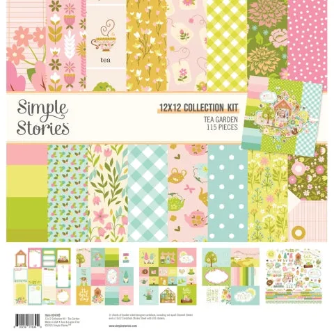 Simple Stories - Tea Garden - 12x12 Collection Kit