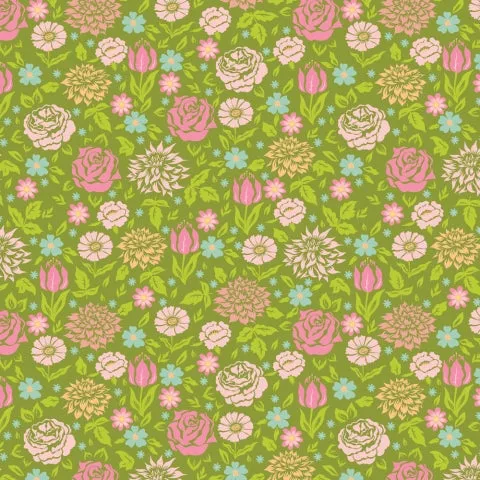 Simple Stories - Tea Garden - 12x12 Single Sheet - Garden Party
