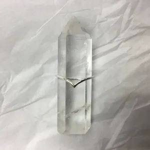 Simple V-Shaped Silver Ring