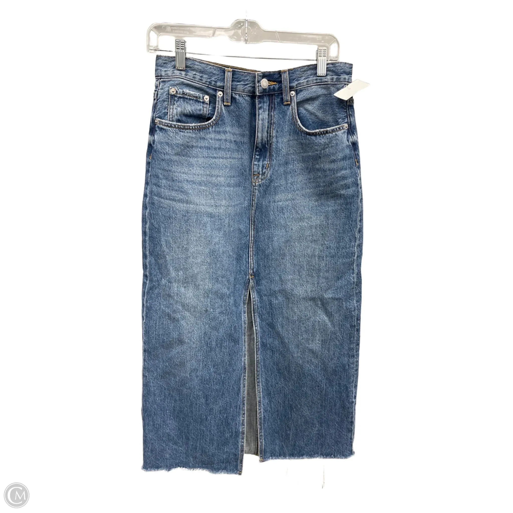 Skirt Maxi By Pistola In Blue Denim, Size: 4