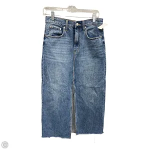 Skirt Maxi By Pistola In Blue Denim, Size: 4