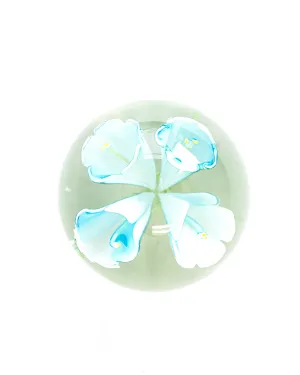 Small Blue Flower Paperweight