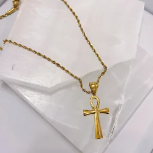 SMALL SIMPLE ANKH necklace