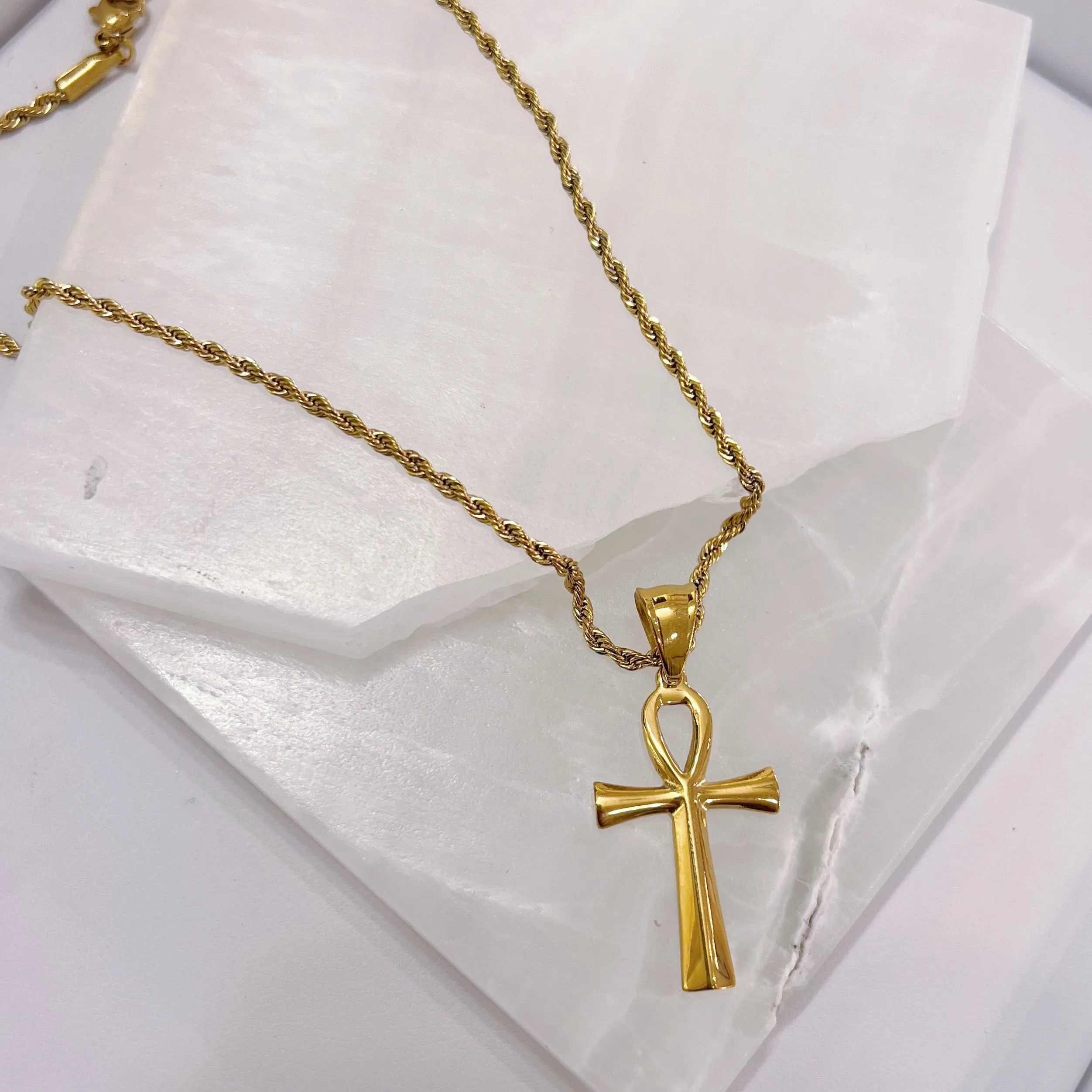 SMALL SIMPLE ANKH necklace