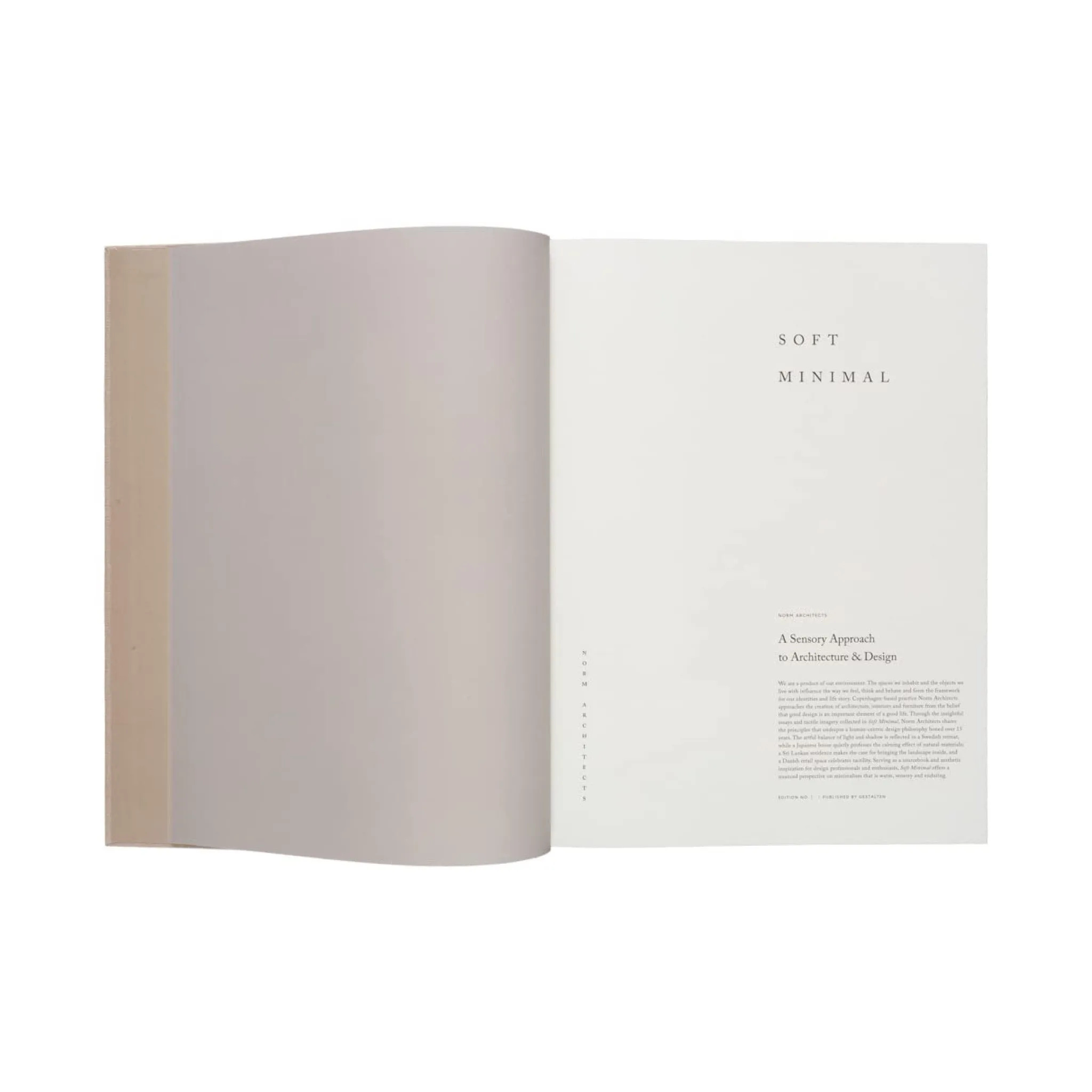 soft minimal: a sensory approach to to architecture and design