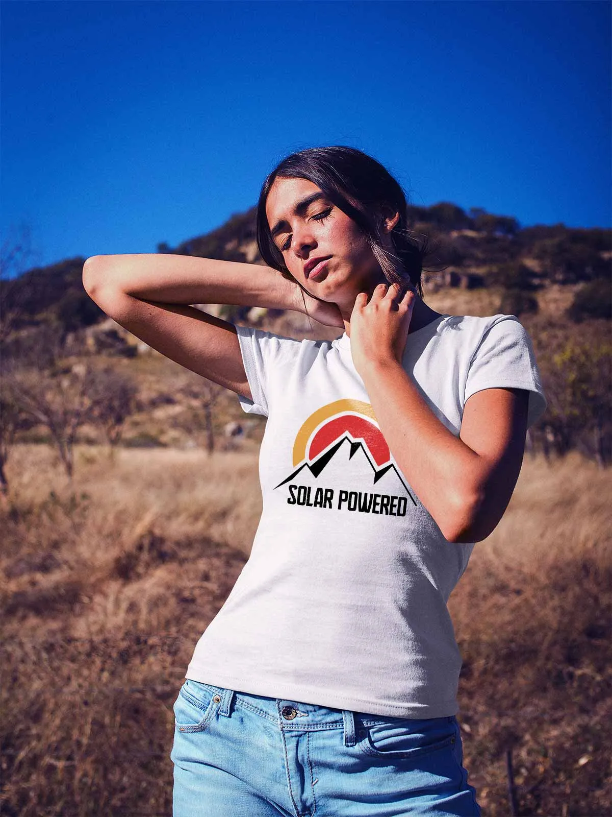 Solar Powered | Printed  T shirt
