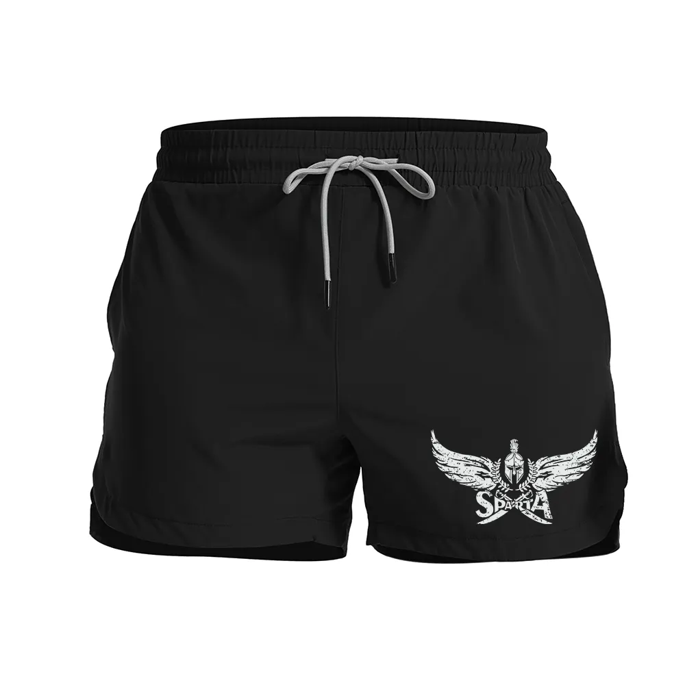 Spartan Helmet Wings Graphic Shorts