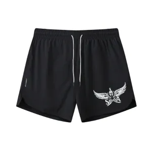 Spartan Helmet Wings Graphic Shorts