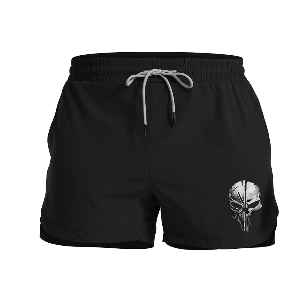 Spartan Skeleton Graphic Shorts