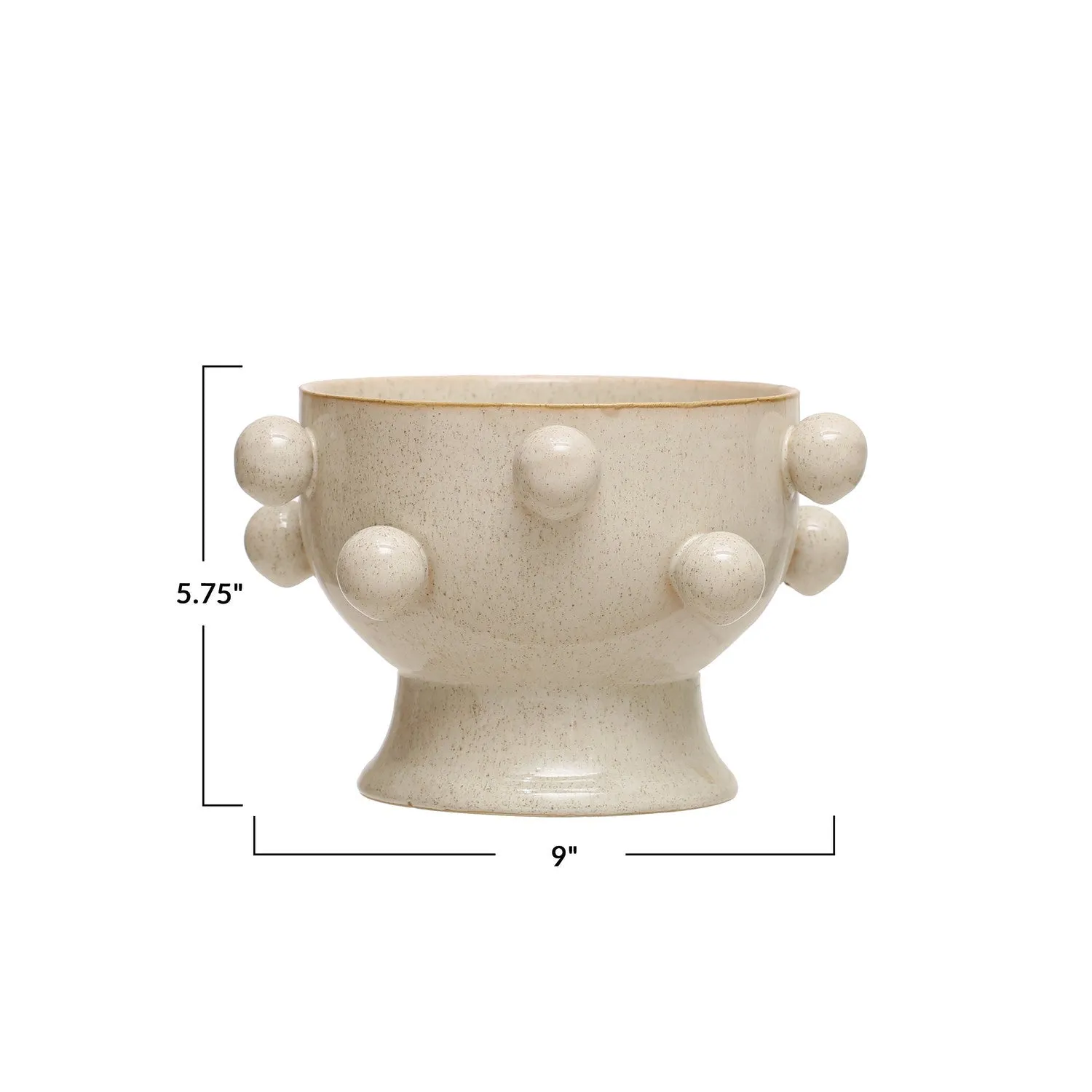 Speckled Orb Planter