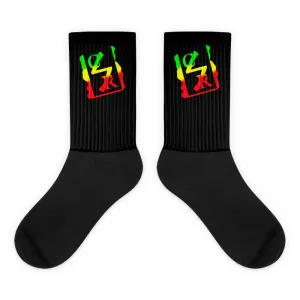 Spray Logo Socks (Rasta Spray)