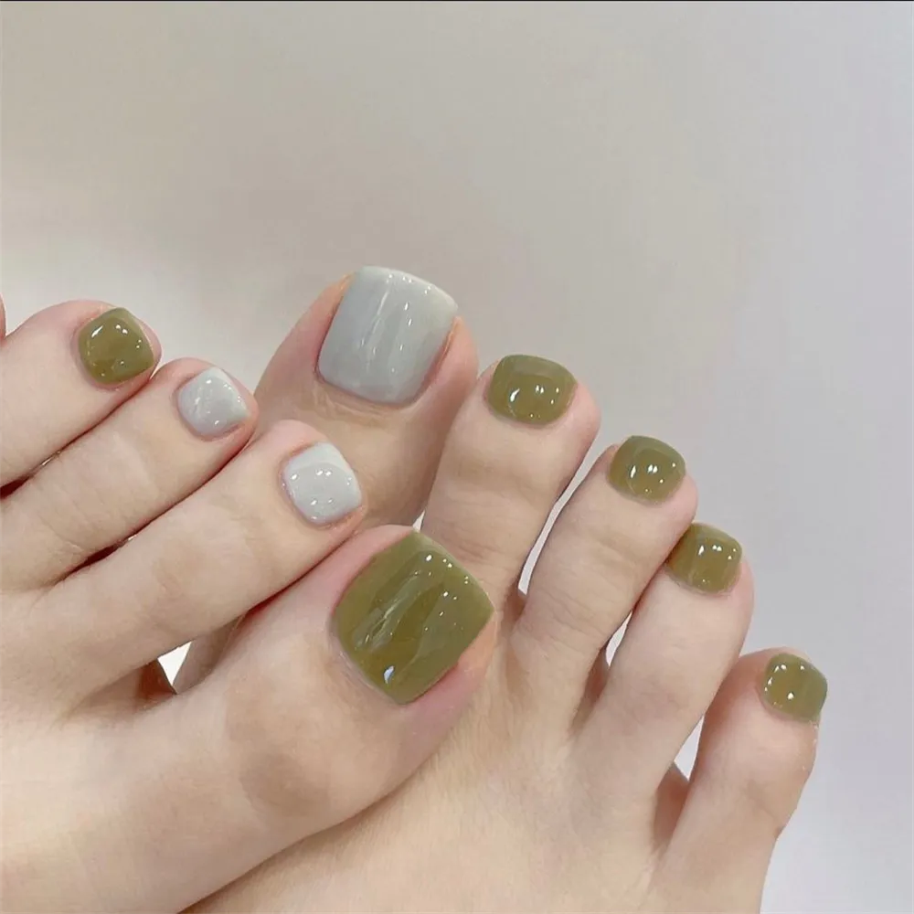 Square Toe Matcha lced Grey