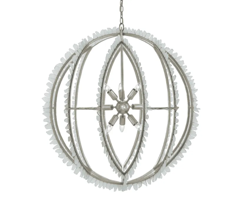 St. Thomas Glass Orb Chandelier