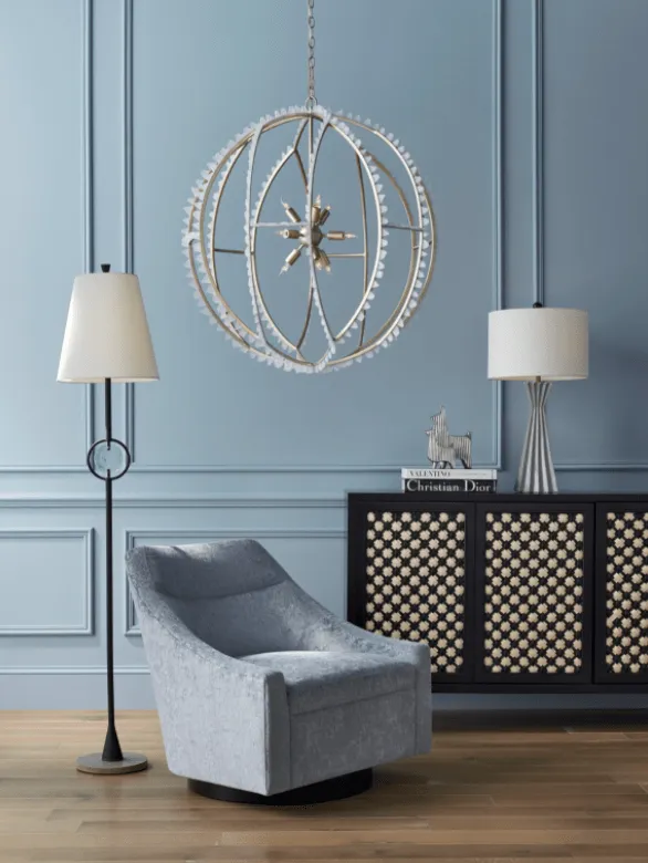St. Thomas Glass Orb Chandelier