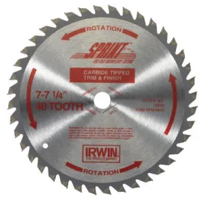 Stanley® Products Carbide-Tipped Circular Saw Blades, 6 1/2 in, 40 Teeth, 15220