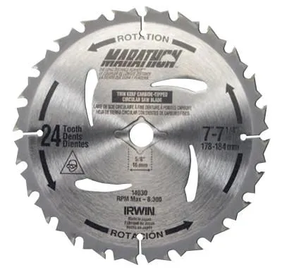 Stanley® Products Cordless Circular Saw Blades, 6 1/2 in, 18 Teeth, 14020