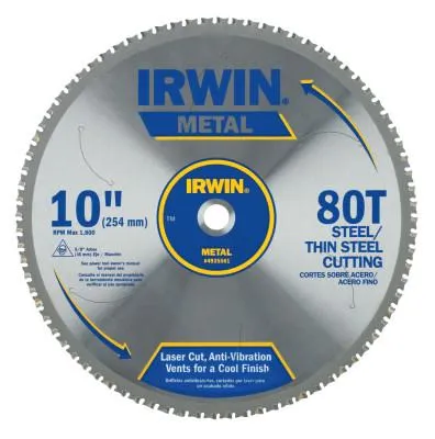 Stanley® Products Metal Cutting Blades, 10 in, 80 Teeth, 4935561