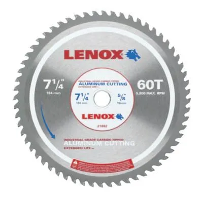 Stanley® Products Metal Cutting Circular Saw Blades, 7 1/4 in, 60 Teeth, 21882AL714060CT