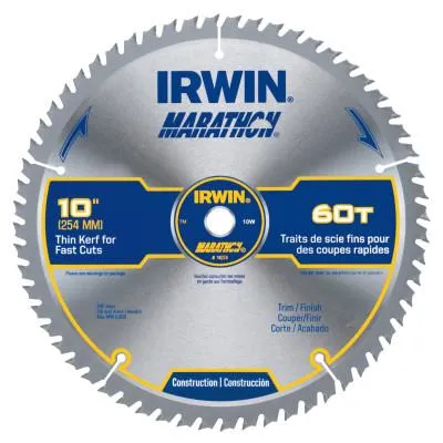 Stanley® Products Miter/Table Saw Blades, 10 in, 60 Teeth, 14074