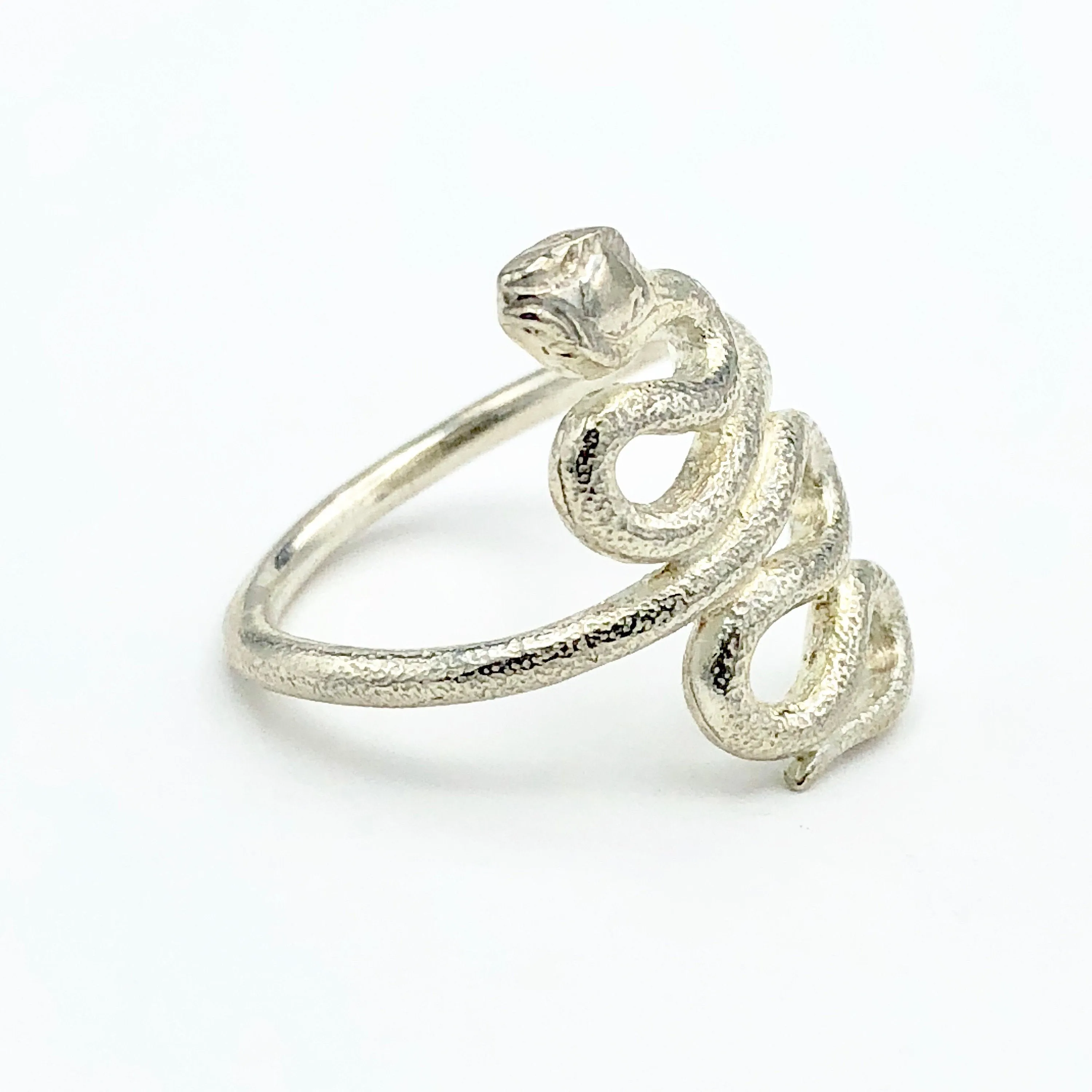 Sterling Silver Snake Ring