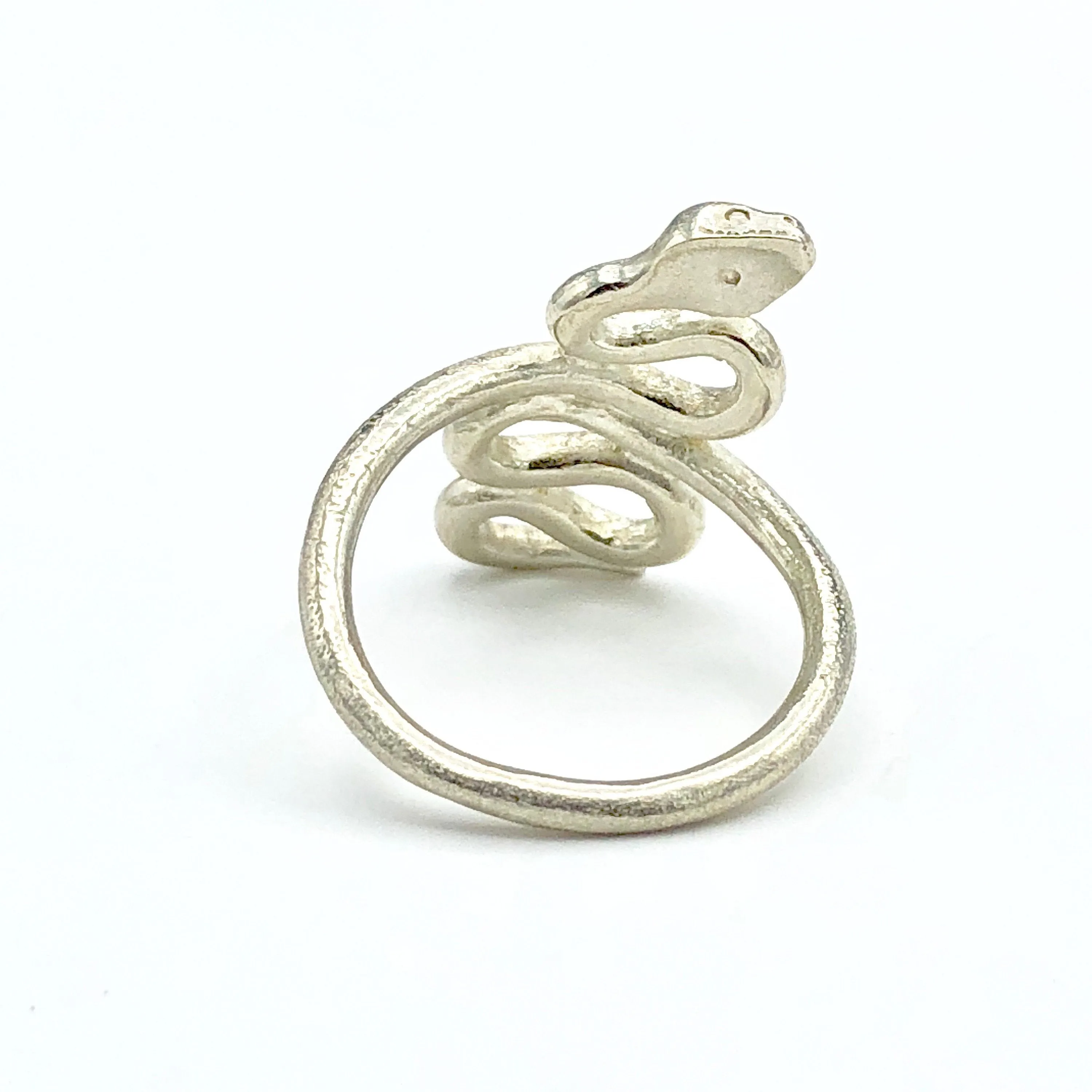 Sterling Silver Snake Ring