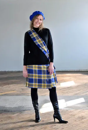Stewart Camel Modern Tartan Sash