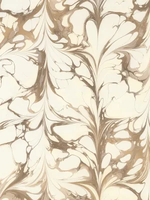 STONE PLUME WALLPAPER / WINTER WHITE