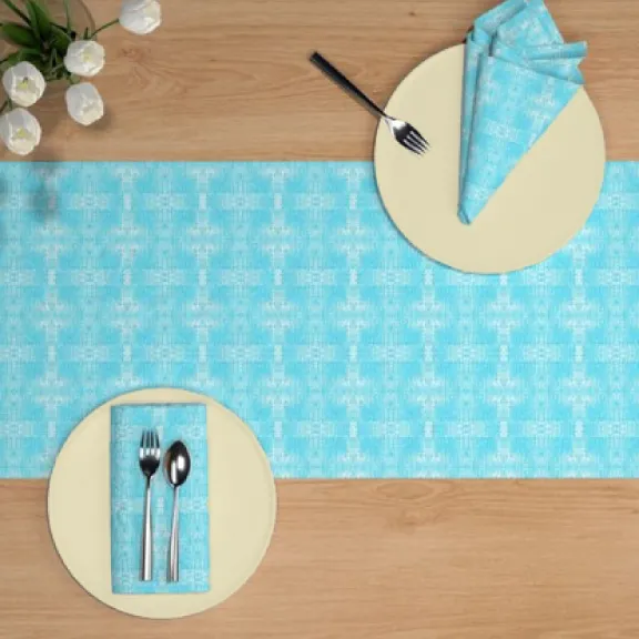 Table Runner <br/> Jamprang, Turquoise