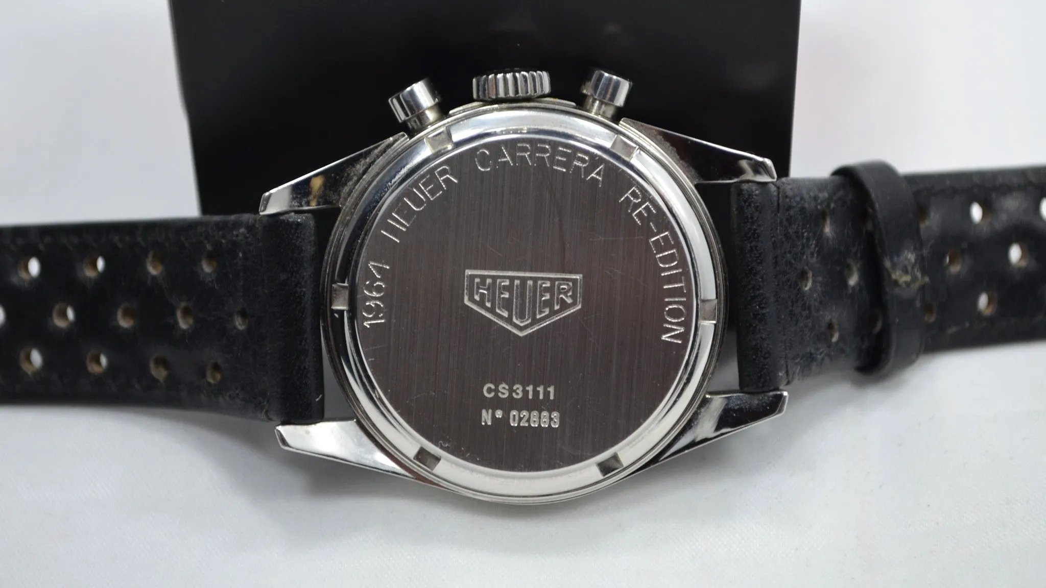 Tag Heuer CS31111 Heuer Carrera Steel Chronograph 1964 Re-Edition Wristwatch