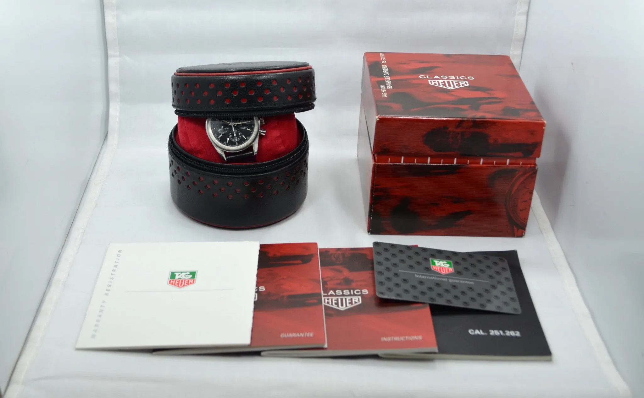 Tag Heuer CS31111 Heuer Carrera Steel Chronograph 1964 Re-Edition Wristwatch