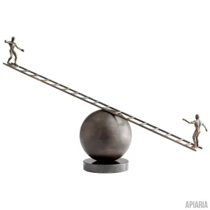Teetering Humans Sculpture
