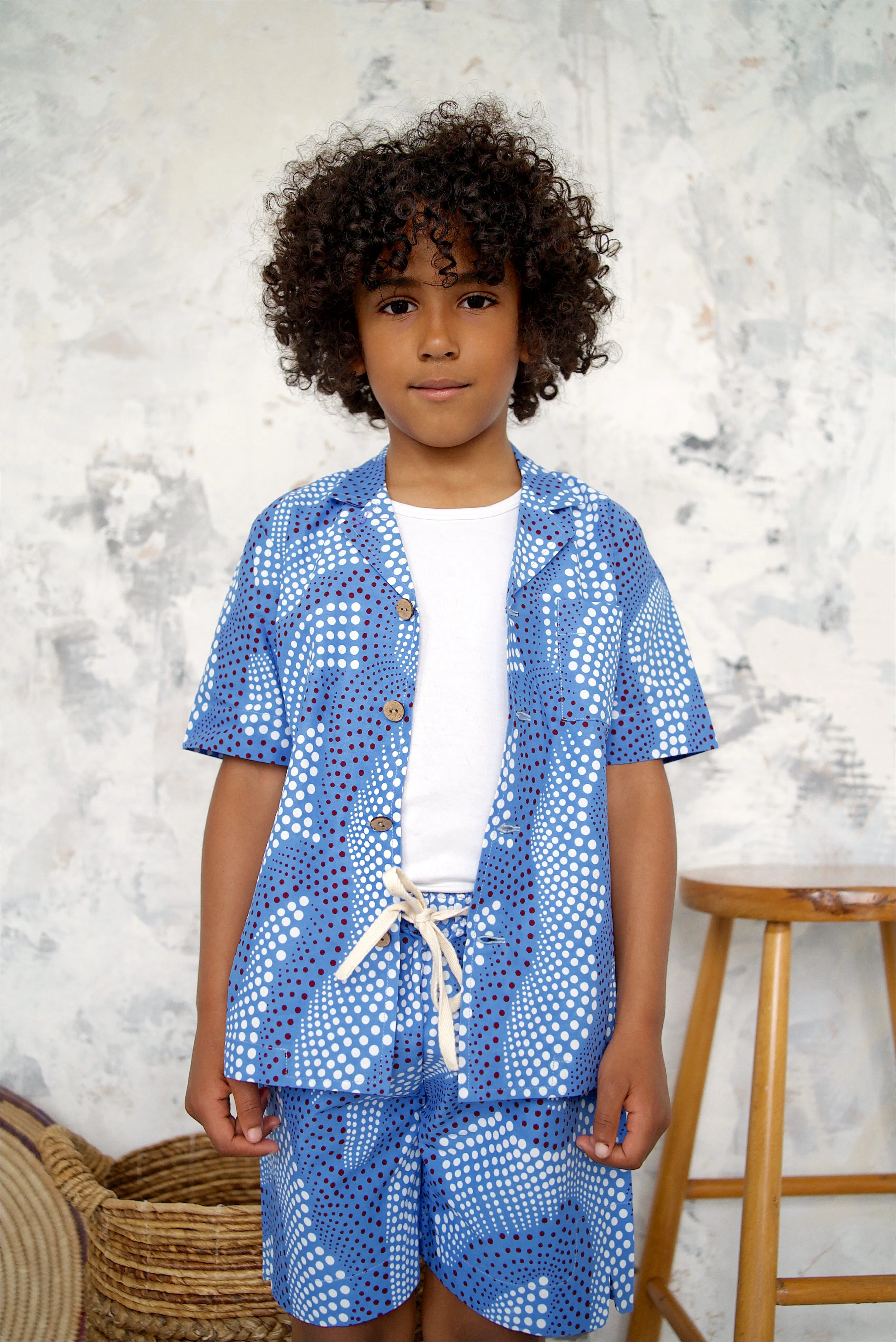 Temi Shorts | Blue Dot