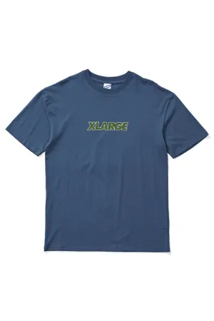 Text Logo SS Tee - Navy/Green