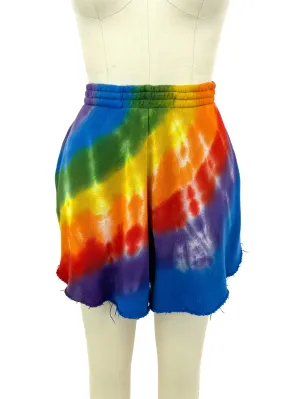 The Elder Statesmen Rainbow Void Shorts